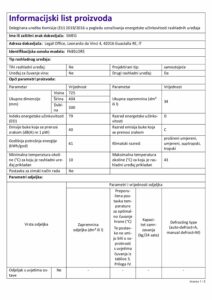FAB5LOR5 Informacijski list HR pdf
